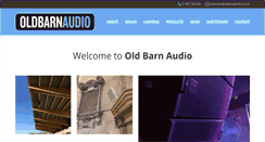 Desktop Screenshot of oldbarnaudio.co.uk